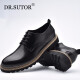 Diberg DR.SUTOR work shoes men's lace-up first-layer cowhide large-toe shoes genuine leather trendy leather shoes black 41