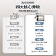 CAMOCA meat grinder, desktop household minced electric sausage sausage machine, small commercial enema machine, multi-functional meat mixer, cooking minced meat grinding machine, vegetables and garlic machine, beef and mutton, stainless steel body minced meat enema + shredded vegetable slices 5L MGL