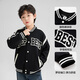 
Zuoxi boys baseball uniform jacket children's college style spring and autumn style 2025 new boys spring clothing trend black 150