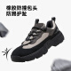 Kamel (Kamel) [Kompass] Neue Herbst- und Winter wasserdichte Wanderschuhe weiche Elastizität bequeme Anti-Kollisionszehenschuhe im Freien Arbeiten Schuhe G14A171689 Grau/Schwarz 38