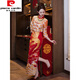 皮尔卡丹（pierre cardin）秀禾服婚服2025新款结婚敬酒礼服新娘龙凤褂中式嫁衣旗袍显瘦 XH1049星熠无头饰 M