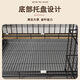 Jiamen JIAMEN (JIAMEN) Cat Cage Double Cat Cage Cat Villa Bold Cat Cage Large Household Pet Cat Nest Cattery Cat House Medium Double Layer 59*42*51 with Skylight Foldable Luxury Package Luxury Style + Cat Litter Box + Cat Bite Rope