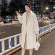 Gu Bing Mink Fur Coat Women's Autumn and Winter New Style Mid-Length Gold Mink Fur Coat White M Recommended 100-115