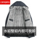 cerejeira派克服男中长款水貂整貂内胆尼克服貂皮大衣连帽中老年皮草外套厚 藏蓝色 XL 175/