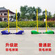 Badminton net standard net outdoor singles and doubles badminton posts mobile net rack portable indoor beach tennis rack 1m portable badminton net rack free 2-piece set
