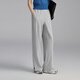 Cloud Life [0 sense of drooping pants] Solona straight-lid flesh elastic waist sports casual pants 2025 autumn K9853 flower gray S