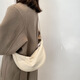 [Bolsa de cuerpo cruzado liviano] Bolsa de nylon Crossbody Bag Women's Dumpling Bag Versátil
