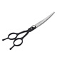Tanizaki pet grooming scissors dog hair tool set 7-inch trimming scissors curved scissors Teddy cat and dog pet scissors #7-inch split straight cut