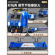 Children's alloy train toys retro green skin Dongfeng Harmony subway high-speed rail model children's car toys Harmony locomotive-green
