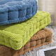 Yingzhu'er seat cushion thickened chair chair cushion soft butt cushion buttocks four seasons office sedentary soft cushion student classroom thick seat cushion green grass 40*40cm square thick about 8 miles