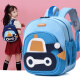 Kindergarten Small School Schoolbag Boy de 3 años Cartoon Baby Motchpack niña linda mochila de niños de 2 años 866 Nanny Blue