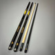 Yueni Leopard 3142 Jaguar billiard cue three-in-one three-jump one-piece kick-off jump stick explosive cue black technology ash small steel cannon (rush jump one-piece) rod barrel set