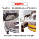 Ganchun window seals, anti-theft door seals, sound insulation strips, door seam bottom windproof strips, windshield strips, D type 9*6 brown 5 meters