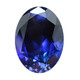 Star natural master cut oval zoisite tanzanite loose stone natural powder fused 5A quality sapphire 1520mm (oval/egg-shaped)