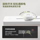 Bull (BULL) surface-mounted track socket Silver wing style movable track socket 500mm+3 five-hole white GN-GB6