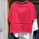 耐克（NIKE）短袖女装夏季纯棉透气舒适短款大勾子时尚潮流运动服学生T恤半袖 HF6291-687 S /155/80A