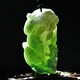 Una pieza de mano Jade Jade Pixiu de mil años, la pieza de mano de la mano de jade de gris hielo para hombres, el plato y el jade se pueden usar como colgantes de cintura, cinco pixiu estilo QZF3881i