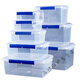 Boîte en plastique rectangulaire transparent ws