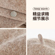 SOMUBAY (SOMUBAY) middle-aged and elderly hats for mothers, autumn and winter warm fashionable berets for grandmothers in winter wool cold-proof caps, Mocha single hat, one size fits all 56-58CM
