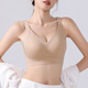 Tingmei Seamless Adjustable Sports Bra Women's Vest Style Pull-up Anti-sagging Big Breast Revealing Small Side Breast Bra