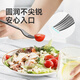 Meliya disposable forks individually packaged 30 fruit picks food grade cake dessert fruit plate fork