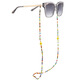 HB glasses chain wax rope pure cotton floral mask chain anti-slip rope acrylic alloy crystal pu eyes sunglasses chain