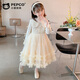 Piggy Banner (PEPCO) Children's Princess Dress Autumn and Winter Girls Fashionable Birthday Winter Dress Girls Dress Autumn and Winter Champagne 130