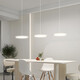 Mingjiang Style 2025 new restaurant lamp full spectrum eye protection restaurant chandeliers modern simple pumpkin lantern Guangdong Zhongshan lamp MTJ689-5 direct disk access Mijia APP white + beige yellow