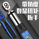 HEMUELE Hemu torque wrench with angle digital display torque preset adjustable kilogram torque wrench high precision tester HWEC2-200R with angle interchangeable head