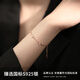 Little Moe S925 Pulsera plateada Ins Diseño de nicho Simple Simple Star Hand Accesorios Estudiantes Mejores amigos Regalos Fresh Style Silver Star Bracelet