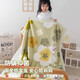 Dreamy Raschel blanket baby winter thickened children's baby blanket kindergarten student autumn and winter nap quilt fresh and blossoming baby texture fine fluff 100x120cm/1.5Jin Jin equals 0.5kg - upgraded antibacterial and anti-mite