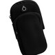 Miaopule mobile phone storage bag, running mobile phone bag, arm bag, men's and women's sports and fitness equipment, waterproof and thin wrist sports arm bag, sports mobile phone bag - black - 1 piece