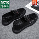 Woodpecker Official Wenzhou Genuine Leather printemps nouveaux chaussures masculines de style coréen de style coréen.