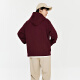 Kappa Retro Pullover Hoodie 2024 New Men's Knitted Sports Sweatshirt Casual Long Sleeve K0E12MT10 Windsor Wine Red-599XL