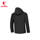 Jordan gabardina chaqueta para hombres chaqueta y otoño chaqueta con capucha a prueba de viento salpicaduras de deportes al aire libre negros 3xl