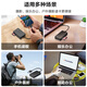 川宇USB2.0多功能合一读卡器 适用佳能索尼尼康SD/CF/MS储存卡监控行车记录仪TF内存卡 黑色 多合一USB2.0