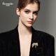 Eternelle French Eternal Wheat Brooch Women's High-end Jewelry Lapel Pin Buckle Corsage Birthday Gift Bright Gold