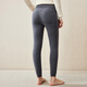 Komenboka 2024 Autumn and Winter Solid Color Tight Cashmere Pants Women's Elastic Waist Warm Knitted Leggings, Space Gray 165/L
