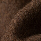 Eifli (eifini) Eifli winter love song atmosphere scarf checked solid color double-sided wool coat 2024 winter new women's jacket Gem brown 165/88A/L