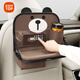 KEEP TOP Car Storage Hanging Bag Car Backrest Seat Back Multifunctional Storage Bag Rear Table Board Rear Seat Storage Rack Tissue Box Cute Bear-Upgraded Small Table Board-Short Style