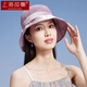 Shanghai Story Silk Sun Hat Women's Sun Hat Summer Sun Protection UV Milk Silk Hat Give Mother Elder Birthday Gift SSS24MZ20 Bean Paste Color
