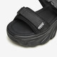 Tata Casual Dicke Sohle Sandalen Frauenschuhe weiche Sohle Strand Sandalen Sommer WL701BL4 Schwarz 39