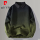
Pierre cardin high-end fake two-piece sweater for men 2025 new gradient shirt collar sweater for men winter thermal underwear 9756 white [liner * shirt * collar] 2XL about 150~170Jin [Jin equals 0.5 kg] can be worn