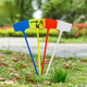 Shipton flat bevel plastic large ground label gardening label agricultural corn test field mark indicator sign combination 45cm large label 20*10 blue 10 sheets