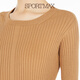 
sportmax [Zhenxuan Huixiang] Women's Decorative Round Neck Dress 2326014106 Camel M
