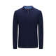 YOUNGOR sweater men's 2025 autumn and winter young men's long-sleeved sweater YWHW615271FKA Navy YWHW615271FKA L 105cm (recommended 145-165Jin Jin equals 0.5kg)