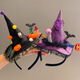 Beautifully made Halloween headbands, cute and funny ghost pumpkin headbands, witch magic hats, photo COS performance decorations, pumpkin skull black hat headbands 1 pack