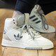 
Adidas (adidas) Clover men's and women's shoes sports and casual high-top shoes 2023 winter IF2694 IF2678 beige_yellow 42