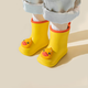Pig dad children's rain boots girls anti-slip rain boots boys baby toddler waterproof students little girl kids rubber shoes 150
