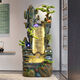 Nuevo piso a gran escala de estilo chino Rockery Flowing Fuente Adornos Sala de estar Feng Shui Circulación de agua Decoración de paisajes de agua 9929 Pequeña altura 110 cm